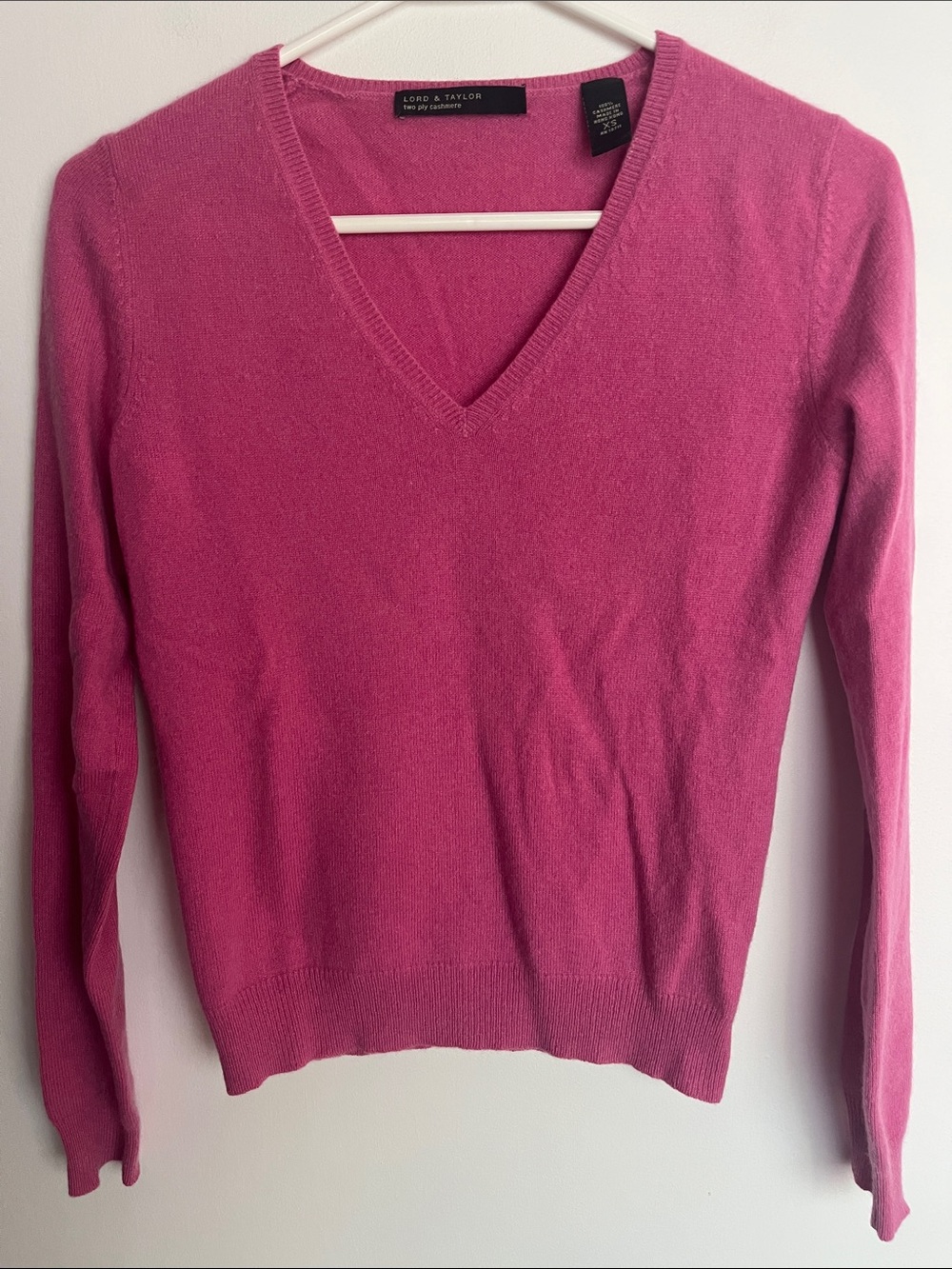 Lord & Taylor 100% Cashmere Sweater Sz XS
